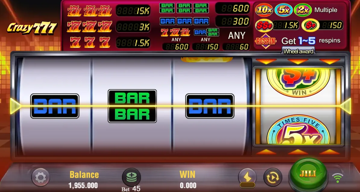 Crazy 777 app